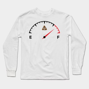 poop meter Long Sleeve T-Shirt